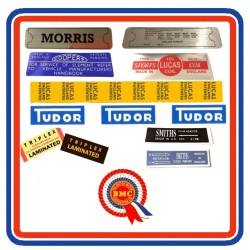Morris Mini Mk1 850 1000 & Cooper Sticker Bundle 9