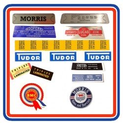 Morris Mini Mk1 850 1000 & Cooper Sticker Bundle 10