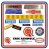 Morris Mini Mk1 850 1000 & Cooper Sticker Bundle 10 with dealer sticker