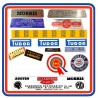 Morris Mini Mk1 850 1000 & Cooper Sticker Bundle 10 with dealer sticker