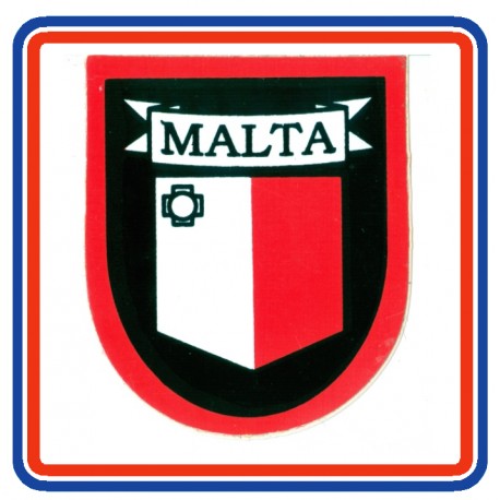 Malta Shield Bumper Sticker