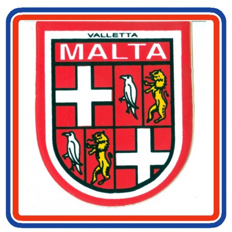 Malta Shield Bumper Sticker