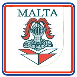 Malta Shield Bumper Sticker