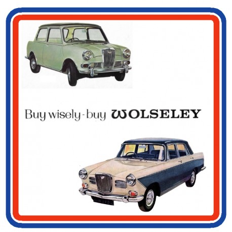 Buy Wisely - buy Wolseley window sticker