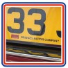 Bridges Motor Company Rover Dealer Number Plate Stickers x2