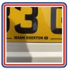 Mann Egerton Number Plate Stickers x2