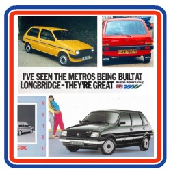 I'VE SEEN THE METROS BEING BUILT AT LONGBRIDGE - THEY'RE GREAT Window Sticker