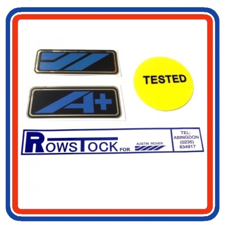Austin Metro 3 Piece Sticker Bundle + Austin-Rover Dealer Sticker