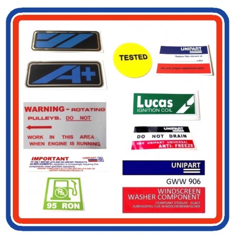 Austin Metro 10 Piece Sticker Bundle