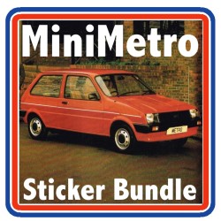 Austin MiniMetro 1.0 & 1.3L Full Engine Bay Sticker Bundle