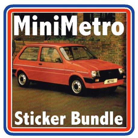Austin MiniMetro 1.0 & 1.3L Full Engine Bay Sticker Bundle
