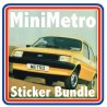 Austin MiniMetro 1.3S Full Engine Bay Sticker Bundle