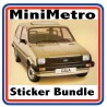 Austin MiniMetro Gala Full Engine Bay Sticker Bundle