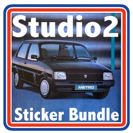 Austin Metro Studio2 Full Engine Bay Sticker Bundle