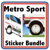 Austin Metro Sport Full Engine Bay Sticker Bundle