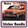 Austin Metro Clubman Full Engine Bay Sticker Bundle