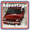 Austin Metro Advantage Full Engine Bay Sticker Bundle