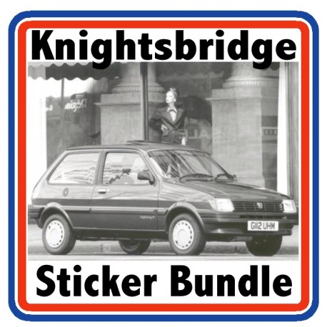 Austin Metro Knightsbridge Full Engine Bay Sticker Bundle