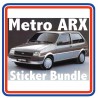 Austin Metro ARX Full Engine Bay Sticker Bundle