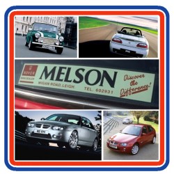 Melson of Leigh Rover Repro Dealer Sticker