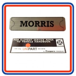 Morris Mini Mk2 850 1000 & Cooper 2 Piece Sticker Bundle