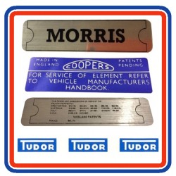 Morris Mini Mk2 850 1000 & Cooper 4 Piece Sticker Bundle