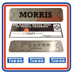 Morris Mini Mk2 850 1000 & Cooper 4 Piece Sticker Bundle