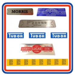 Morris Mini Mk2 850 1000 & Cooper Sticker Bundle 6