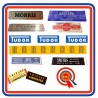 Morris Mini Mk2 850 1000 & Cooper Sticker Bundle 10