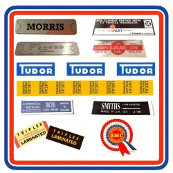 Morris Mini Mk2 850 1000 & Cooper Sticker Bundle 10