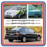 Rover Vehicle Preparation Centre Number Plate Stickers x2