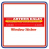 Arthur Daley Motorama Replica Self Adhesive Window Sticker
