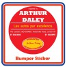 Arthur Daley Motorama Replica Circular Bumper Sticker