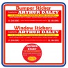 Arthur Daley Motorama Replica Sticker Bundle 2