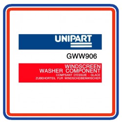 Windscreen Washer Bottle Sticker for Austin Mini etc  GWW906
