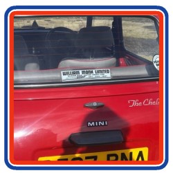 William Monk Austin-Rover Ashton Under Lyme Repro Dealer Sticker