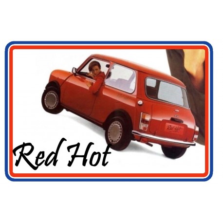 Austin Rover Mini Red Hot Full Engine Bay Sticker Bundle