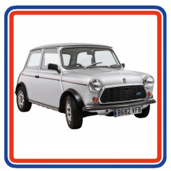 Austin Rover Mini 25 Full Engine Bay Sticker Bundle