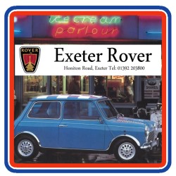 Exeter Rover Dealer Window Sticker